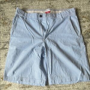 Men's Blue Striped Shorts